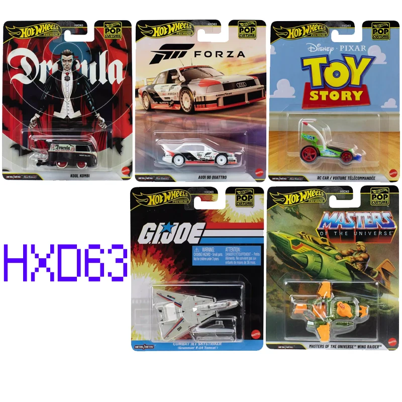 Carro Premium Hot Wheels Original, Modelo de Cultura Pop Kool Kombi Audi 90quattro, Carro RC Grumman F14 Wind Raider, Brinquedos 1/64