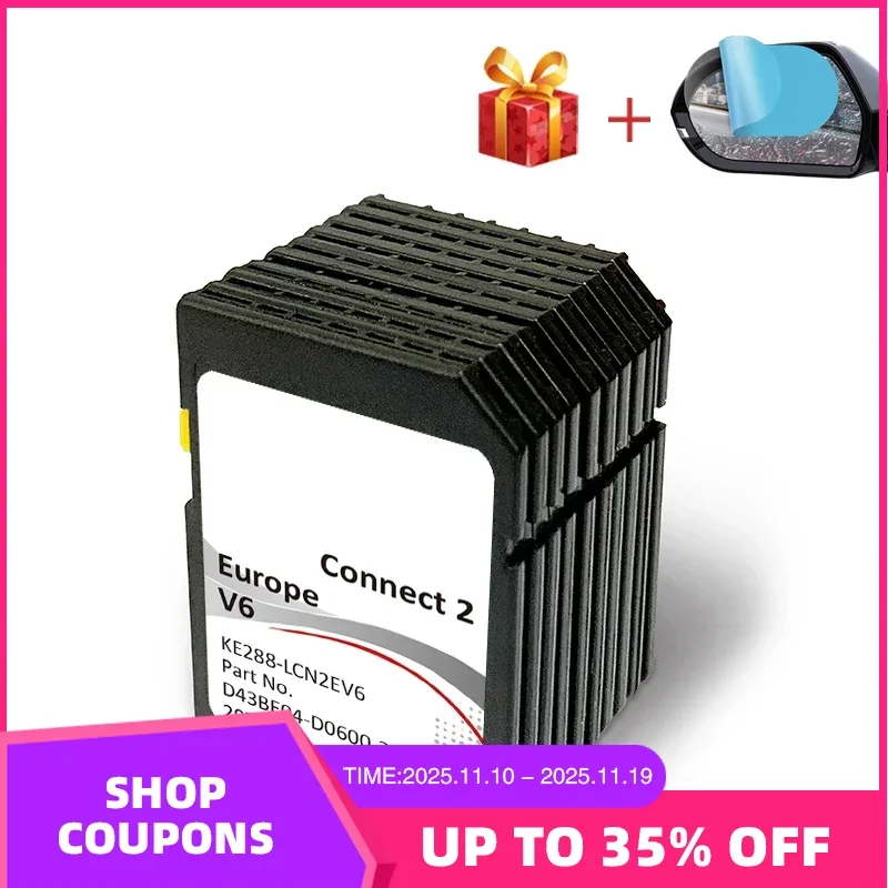 Fast Delivery C2V6 Map Update for Nissan Connect 2 LCN 2 V6 SD Card UK Europe 2020/21 Free Antifog Flim