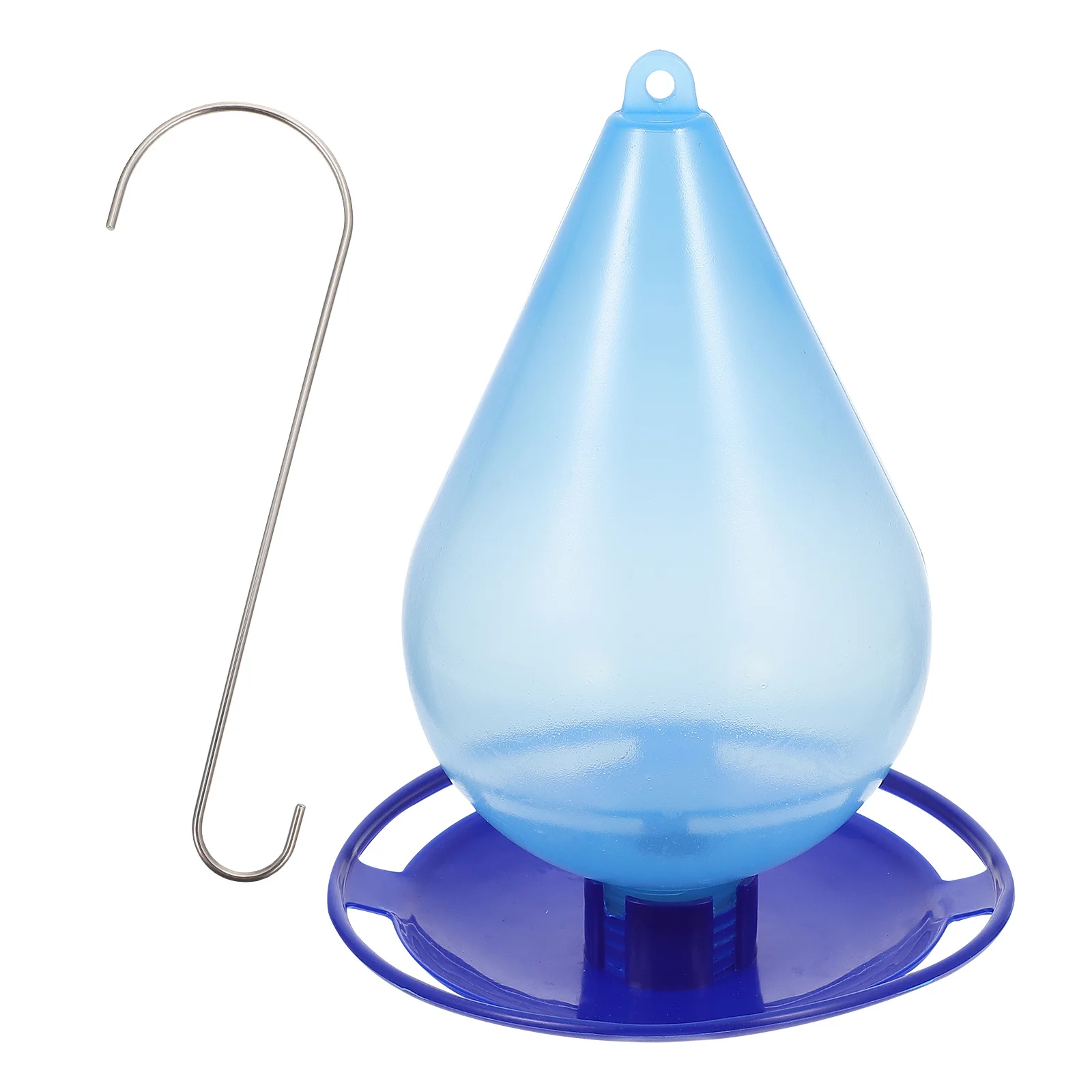 

Plastic Hanging Bird Feeder Outdoor Birds Food Holder with Hanging Hole Easy to Suspend Refillable Bird Feeding Tool Garden