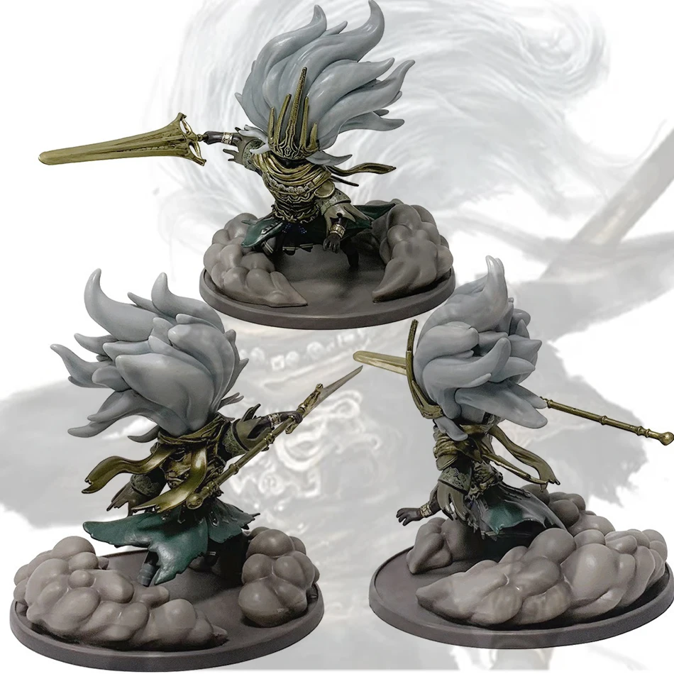 

14cm Dark Souls III Nameless King Dragon-Slaying War God Sun Warrior PVC Desktop Ornament Figure Collectible Model Toy Gift