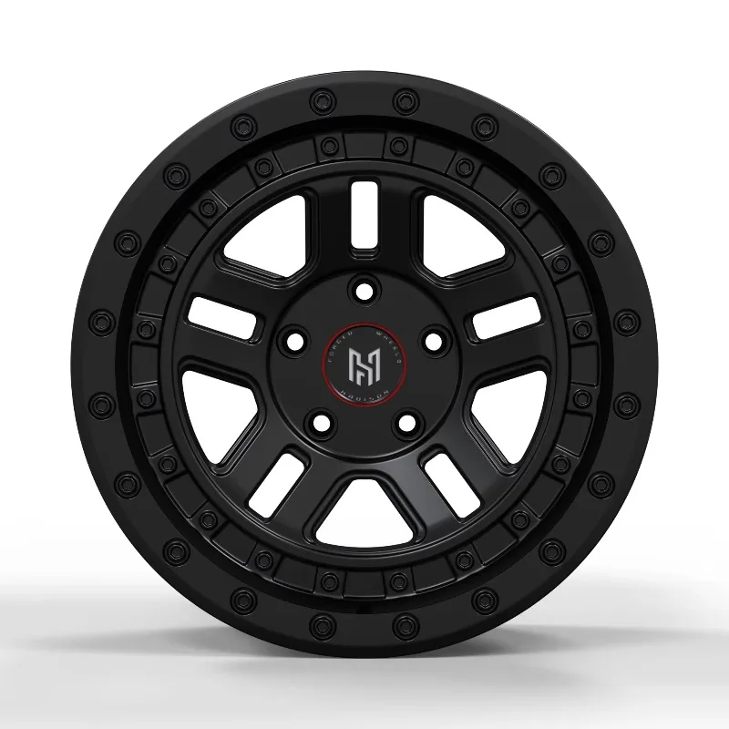 Hot selling(Customized products)：Custo m Forged High Quality 5 6 Hole Black 4x4 Offroad SUV Sport Lu xury Car Wheels 18 In