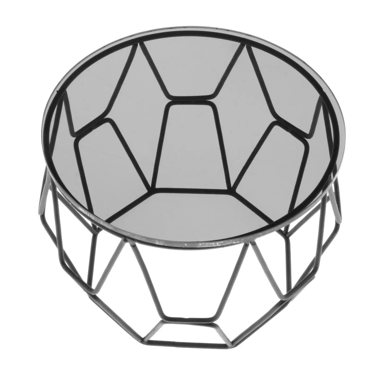 Maison de poupée miniature à l'échelle 1:6, table en verre, meubles, décor de scène de vie, accessoires