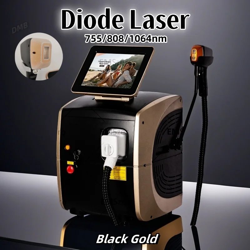 

4000W Professional Laser Hair Removal Machine Alexandrit Diode Triple Wave 808nm 755nm 1064nm White Ice Titanium Laser Epilator