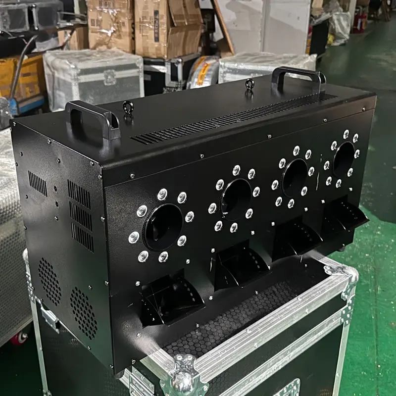 10W Wedding Laser Light Stage Party Animation Laser Lighting with 3000W Smoke Bubbles Machine DMX Remote Control for Concert