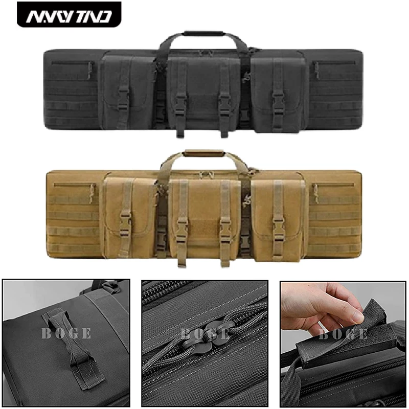 

Тактический рюкзак для охоты и рыбалки с двойным чехлом для ружья, застежкой-молнией, системой Molle, мягкой подкладкой и отделением для удочек