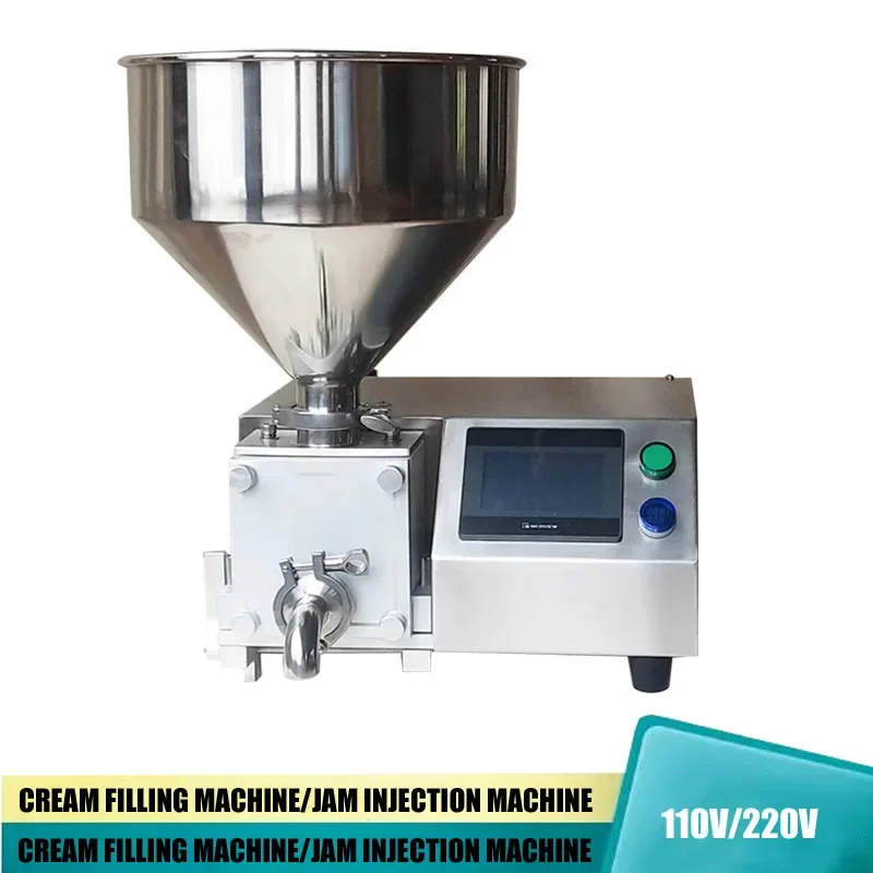 Churros Filling Machine Electric Chocolate Jam Puff Cream Stuffer Machine 110V 220V  Dispenser Cream Core Injection Machine