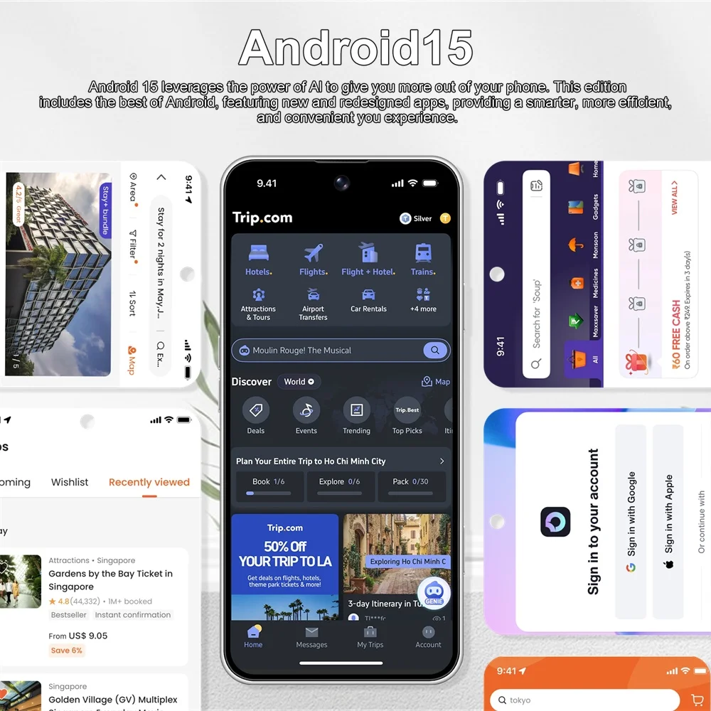 K-Touch Smartphone für 17 Pro Max 7,3 Zoll Vollbild-Handy 22G+2TB Mobiltelefon 16+48MP 5G Dual-SIM 7800mAh Akku Face ID Entsperrt Android 15 Handys – Detail 18
