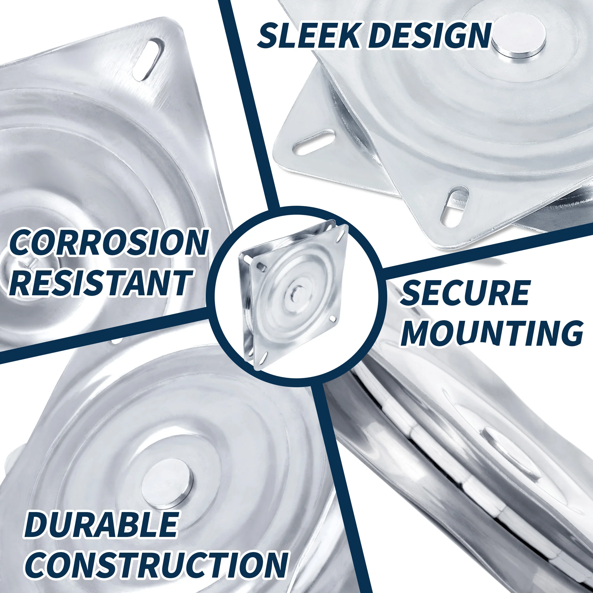 مقعد القارب دوار، لوحة دوارة لمقعد من الفولاذ المقاوم للصدأ 316، قاعدة مقعد 7 بوصة × 7 بوصة لمقعد القارب، دعامة دوارة لمقعد البار، كراسي دوارة #4