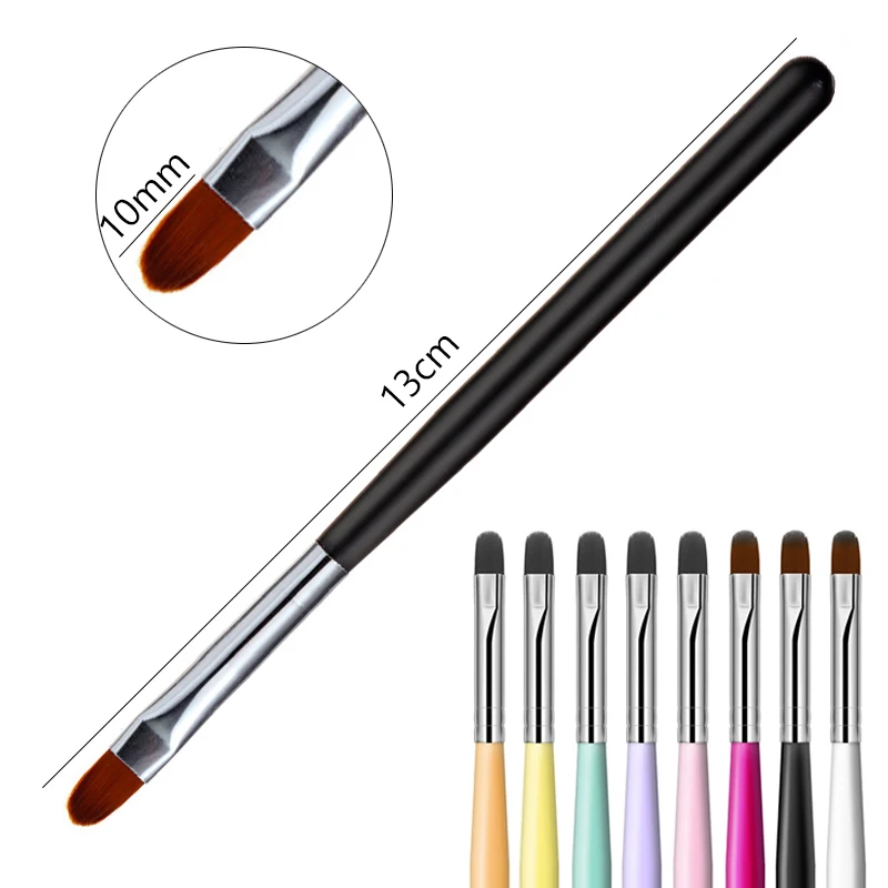 1-9PCS Nägel Kunst Pinsel Stift 3D Tipps Muster Phototherapie Acryl UV Gel Verlängerung Builder Beschichtung Malerei stift DIY Maniküre Werkzeuge