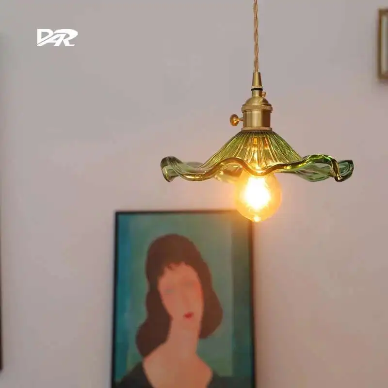 lotus-leaf-glass-lampshade-pendant-lights-kitchen-bedside-dining-cafe-hanging-lamp-dark-green-transparent-suspension-luminaire