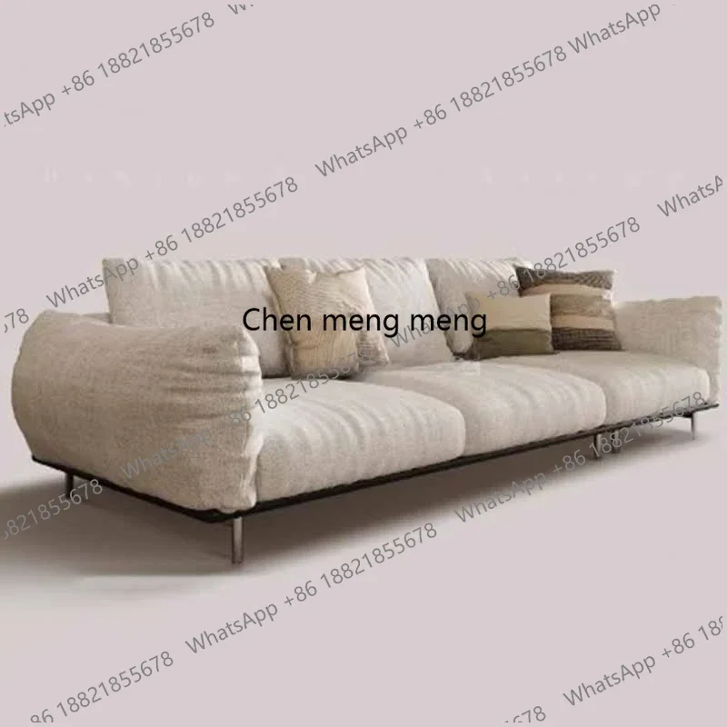 Relaxing Minimalistic Sofa Lounge Modern Nordic Sitting Italian Accent Sofa Apartment Modern Comfortable Divano Hotel Furniture