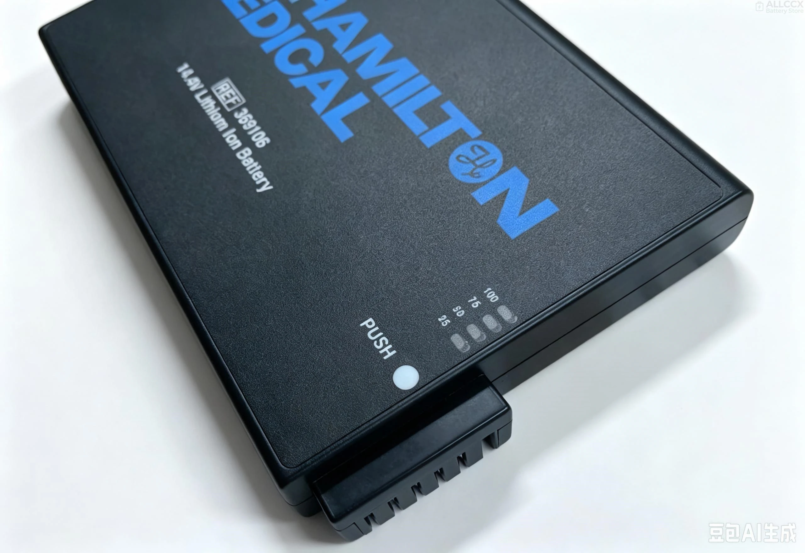 ALLCCX 14.4V 6600mAh Replacement Ventilator Battery for Hamilton h-amilton ha-milton 369106 C2 C3