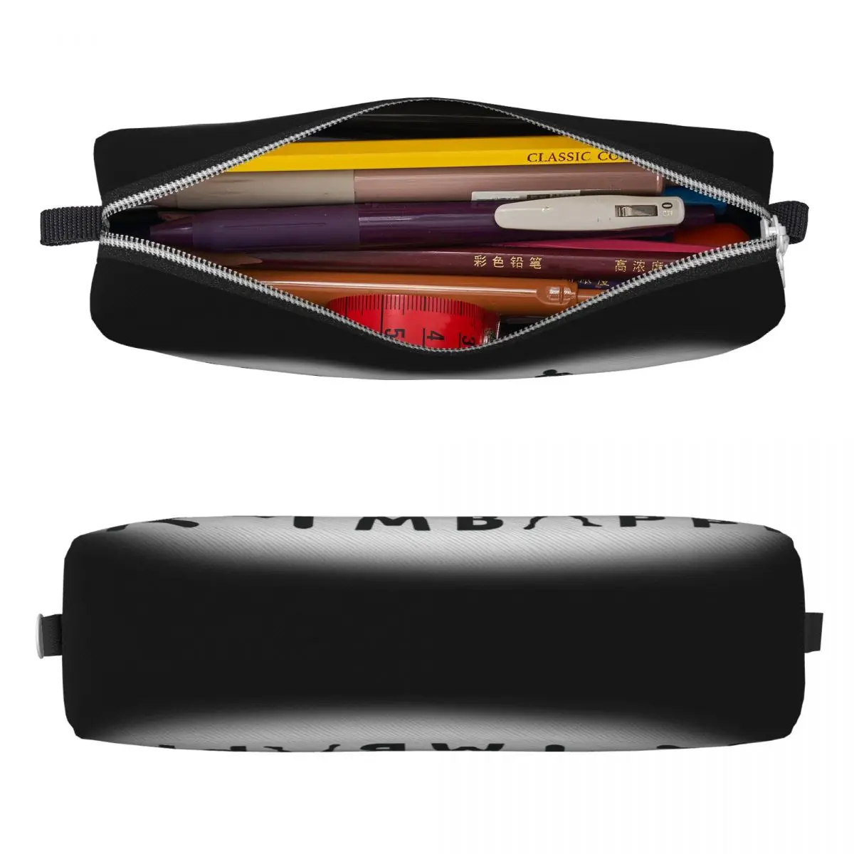 Football KM Mbappe Pencil Case Fashion Soccer Pen Holder Bags for Student Large Storage Students School Gifts Pencilcases