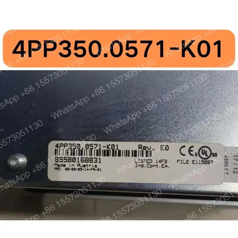 Used industrial computer touch screen 4PP350.0571-K01 REV.CO test OK, function intact