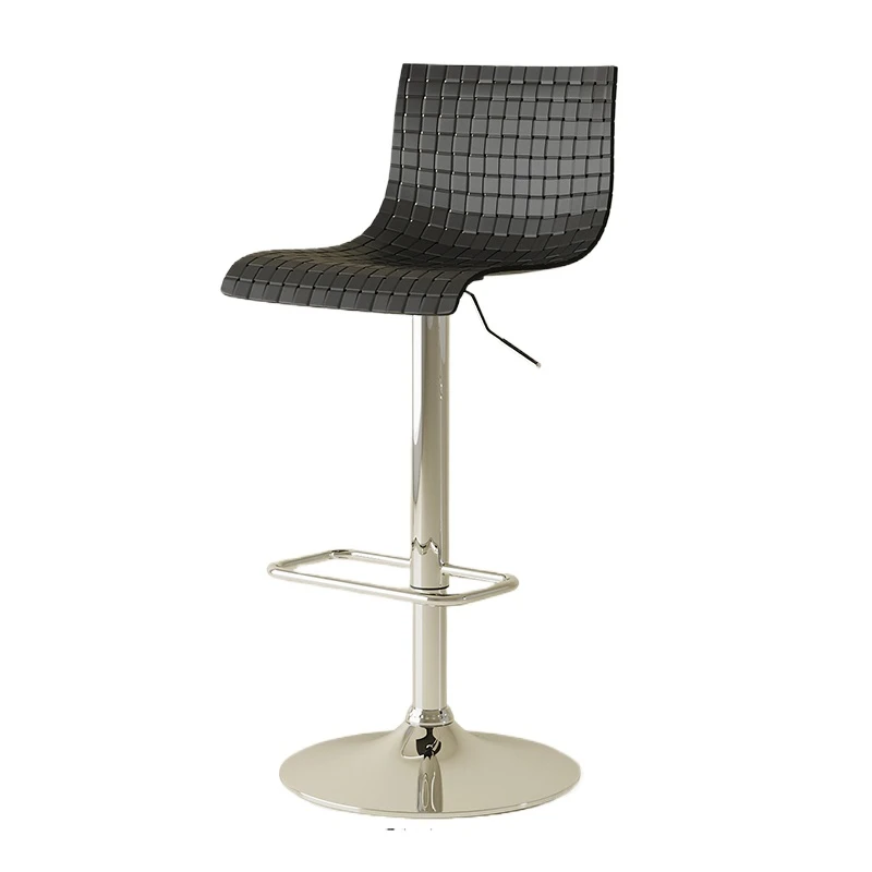 

Bar chair lift light luxury high stool Bar stool home bar high chair front desk backrest stool
