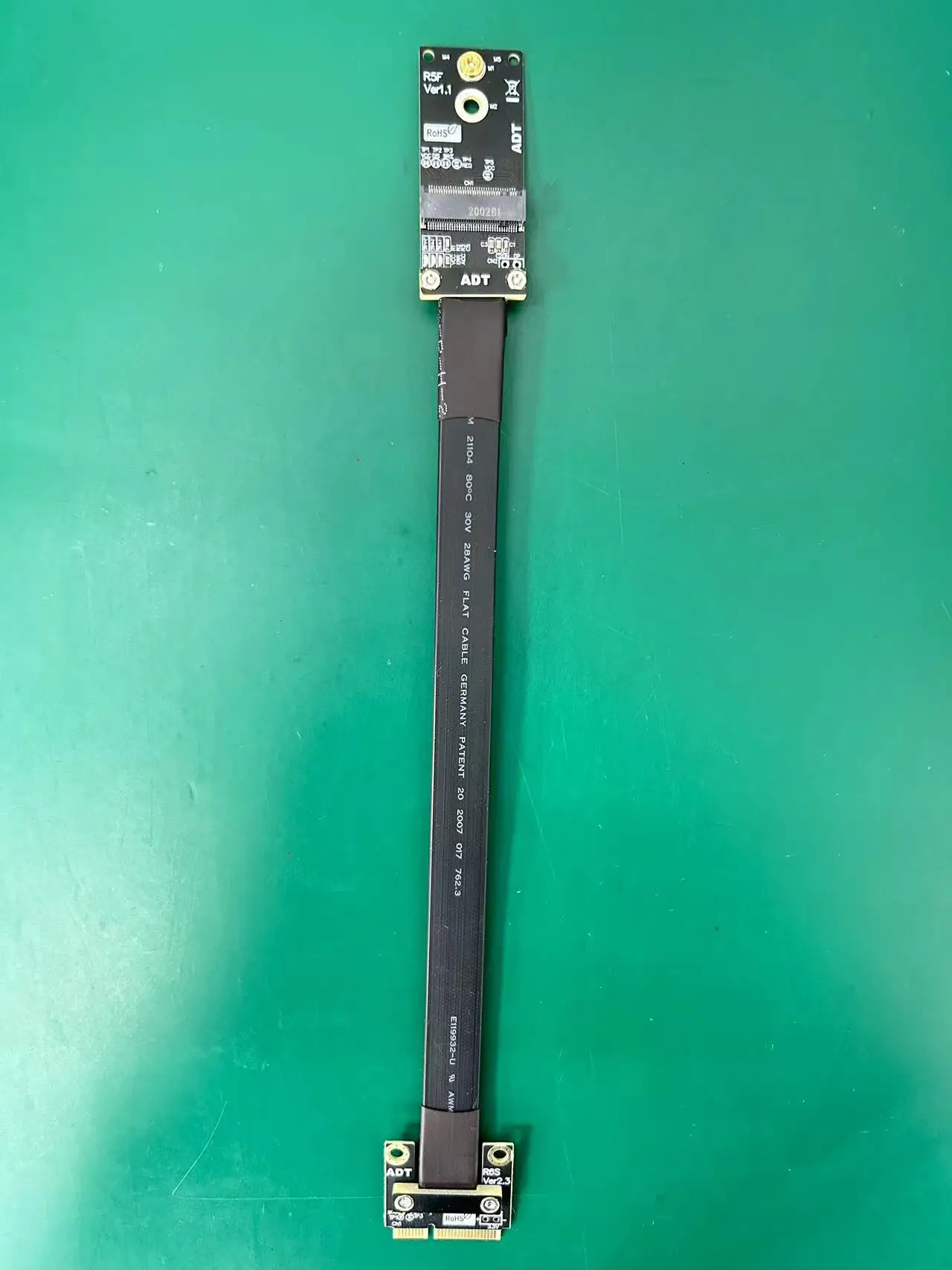 ADT Mini PCI-E إلى M.2 type A Wifi واجهة محول تمديد كابل R65SF 3-100 سنتيمتر
