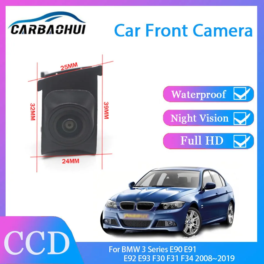 

170° 1080P Night Vision Car Front View Camera For BMW 3 Series E90 E91 E92 E93 F30 F31 F34 2008~2016 2017 2018 2019 HD Camera