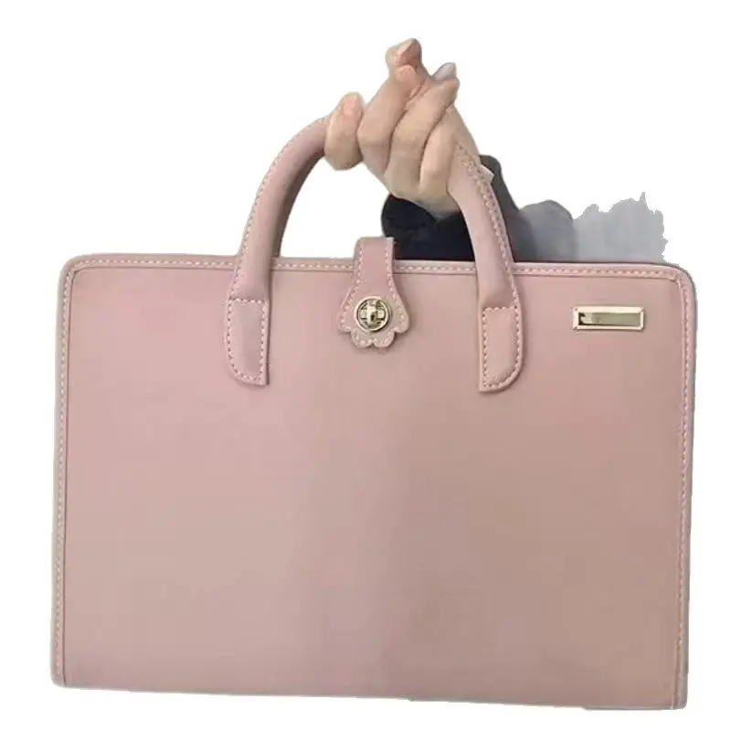 Borsa per computer e custodia protettiva per computer, borsa per laptop, stile da ragazzina rosa