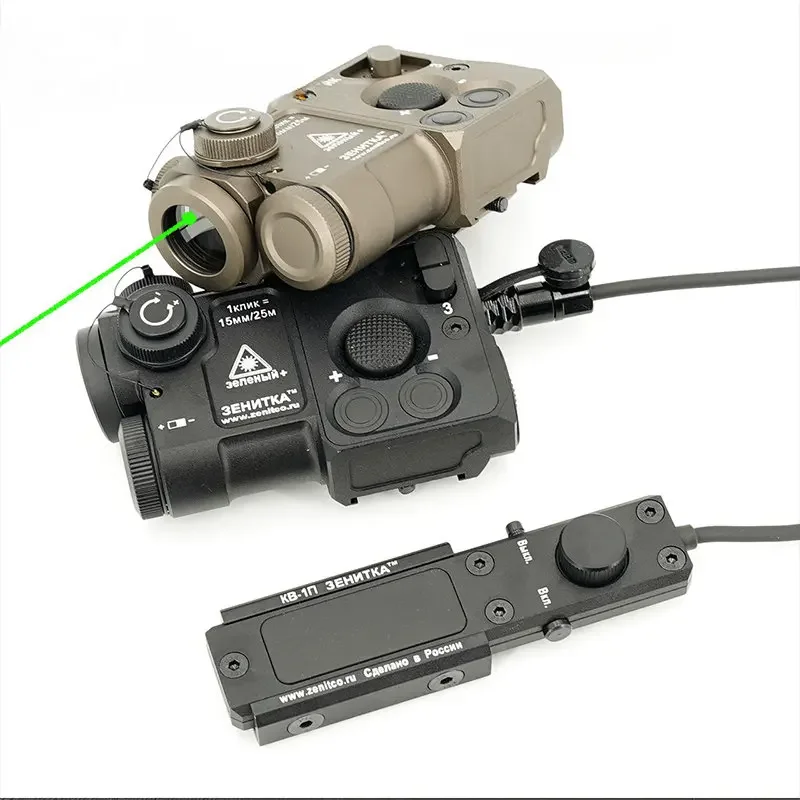 

Sotac PERST-4 Aiming Laser PEQ Green IR Laser Airsoft Tactical Can Be Reset To Zero Brightness Adjustable Hunting Weapon Lights