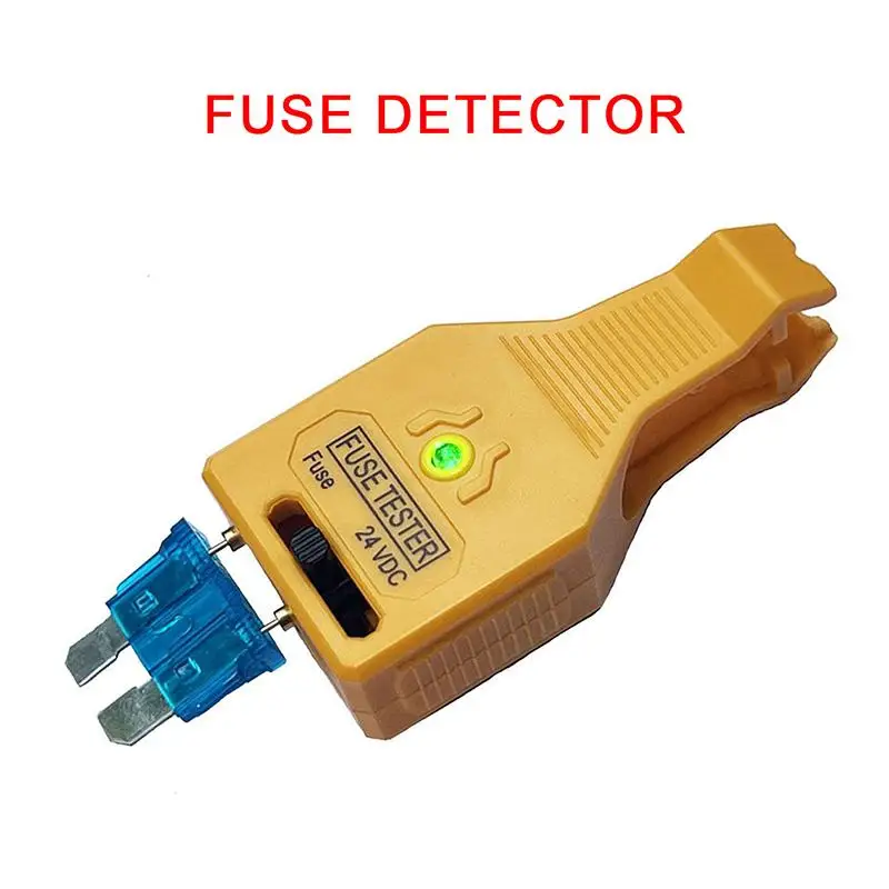 New Portable 12V 24V DC Automotive Fuse Tester With LED Indicator Perfect For Car Repair Home DIY Auto Maintenance Workshop