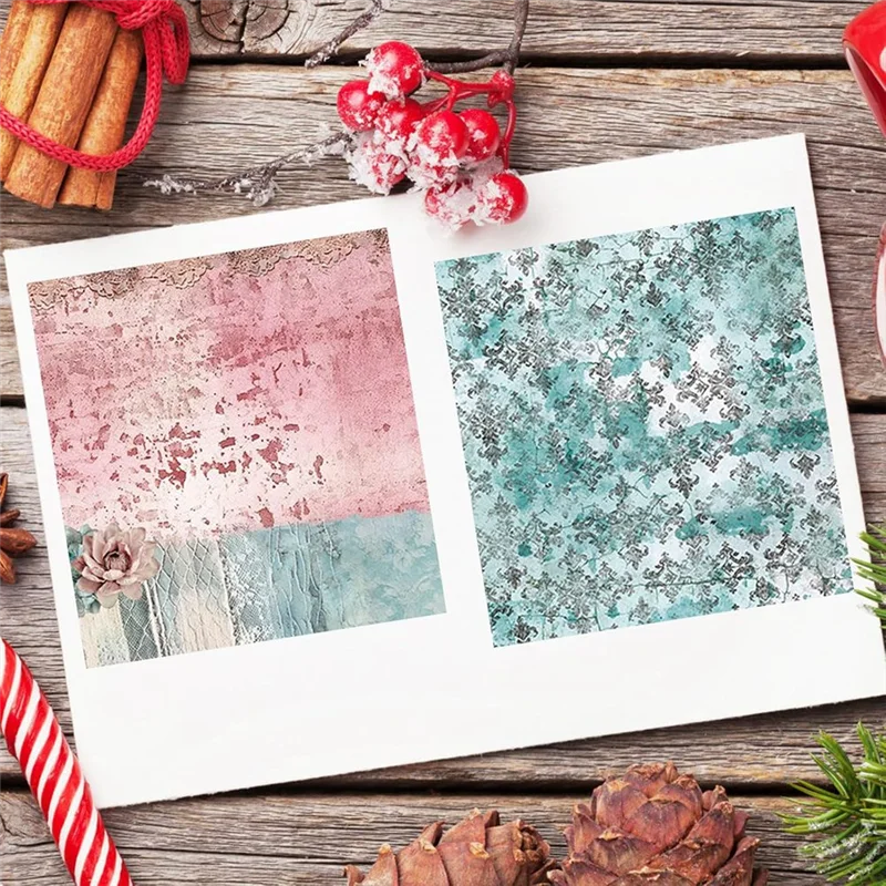 Craft Scrapbook Paper 12X12 Inch,24 Sheets Decorative Double Sided Printing DIY Origami Photo Album