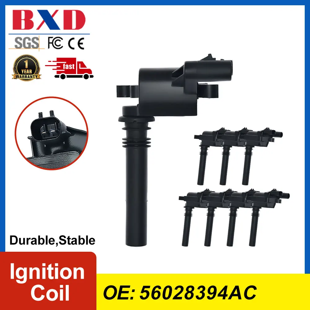 

1/8PCS Ignition Coil 56028394AC For Chrysler 300 2005, Dodge Durango 2004-2005, Dodge Ram 1500 2003-2005, Jeep Grand Cherokee