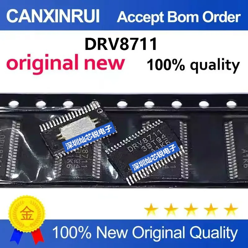 (5-100pieces)Brand New Original DRV8711DCPR DRV8711 SMD HTSSOP38 Stepper Motor Gate Driver
