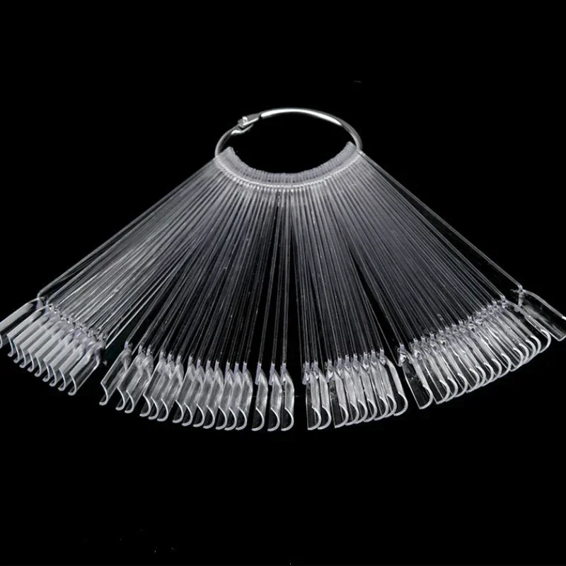 Muestras de uñas, tabla de exhibición de tarjetas de colores, plantilla de esmalte de Gel, soporte de muestra para puntas de manicura, paleta acrílica de práctica de esmalte de uñas