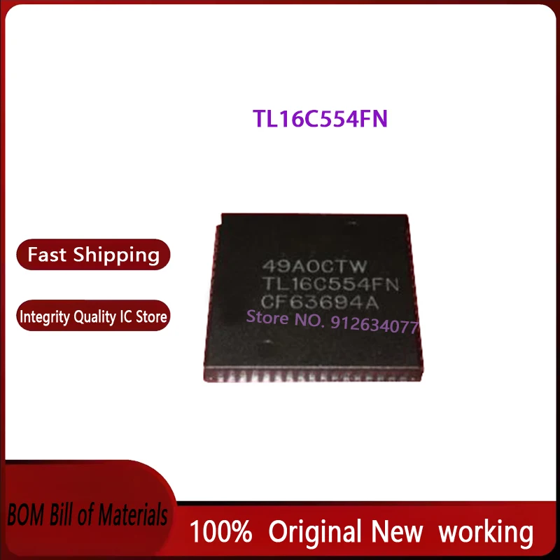 1~10pcs/lot TL16C554FN TL16C554AFN TL16C554IFN PLCC68 100% Brand New Original