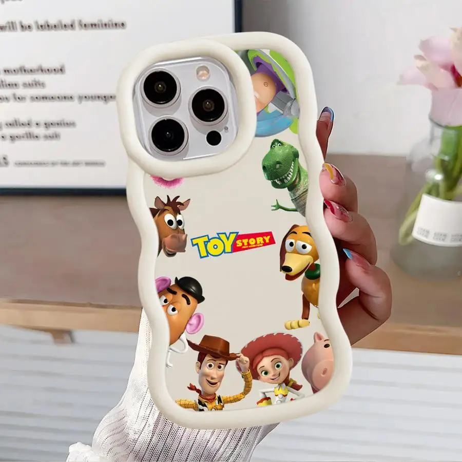 Disney Toy Story Soft Phone Cover Case for iPhone 17 8 16 Pro Max 12 17e 15 Plus 14 11 13 17Air XR
