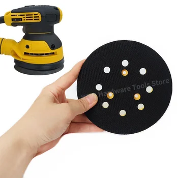 1pc 5 אינץ '8 רפידת חור עבור dewalt, וו & loop משטח עבור dw420, d26423, d26451, d26451, sander אורביטל