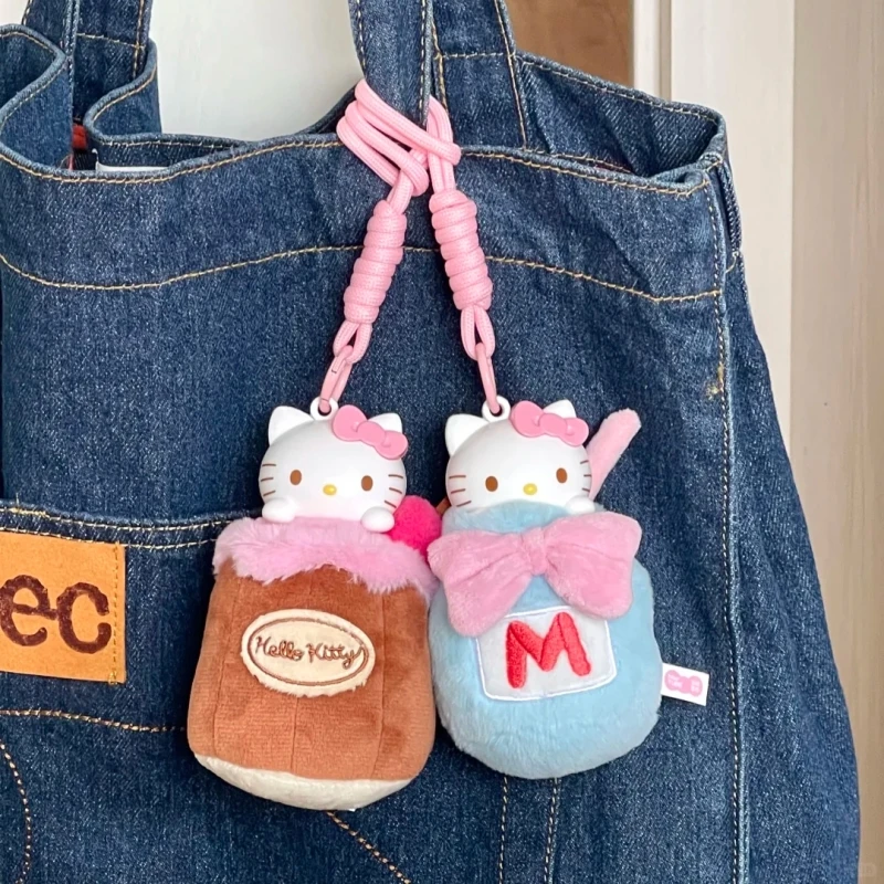 Kotak Kejutan Misterius Seri Teh Sore Hello Kitty Asli dengan Aromaterapi, Kotak Misteri, Liontin Lucu, Mainan Trendi, Hadiah Praktis