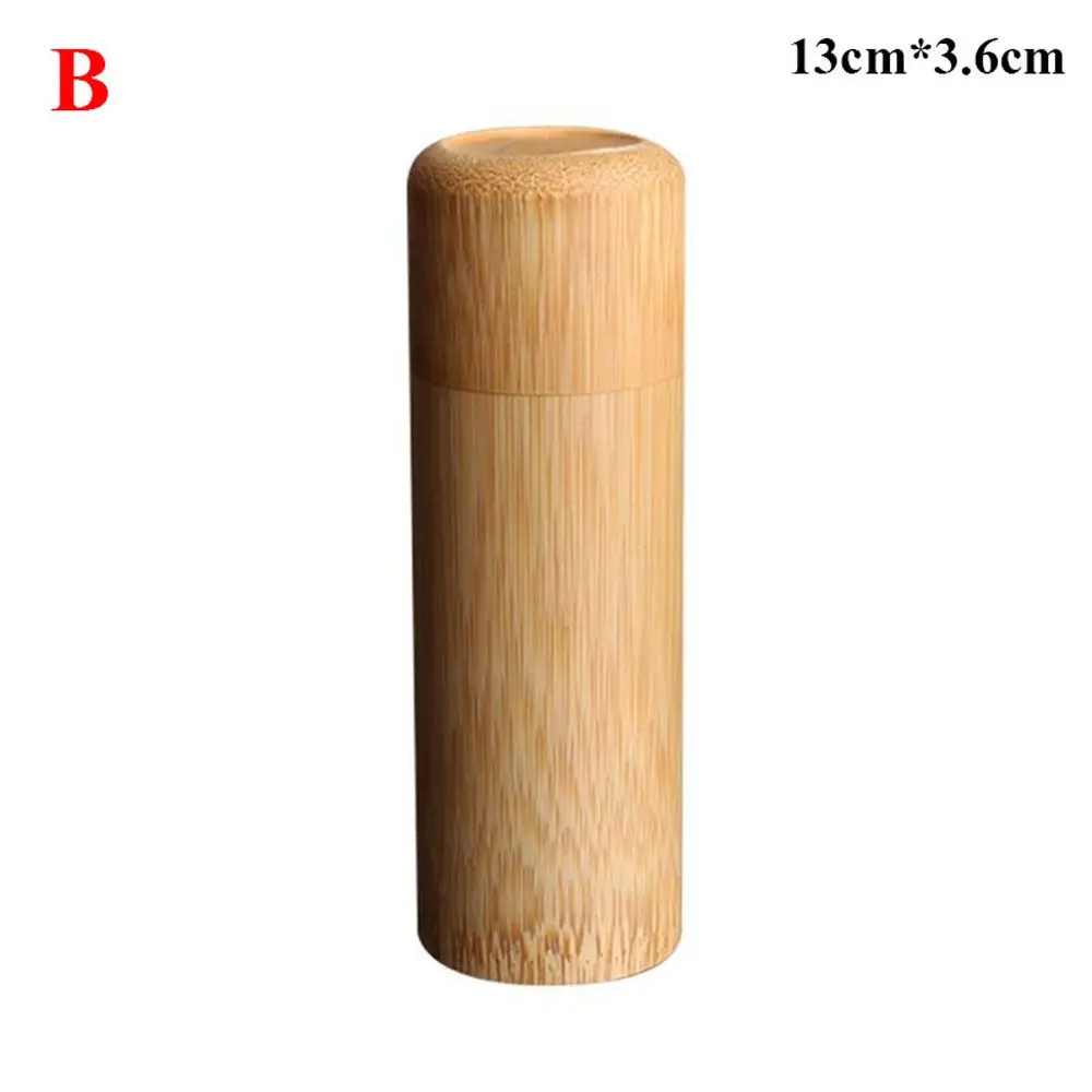 Eco-friendly Portable Bottle Bamboo Handmade Jar Organizer Storage Box Tea Canister Container