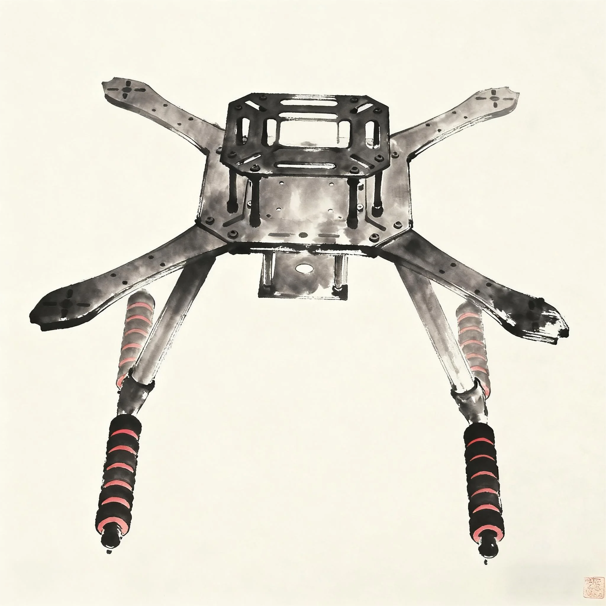 

FPV Q380 Q350 Quadrotor Multi Axis 8/9/10 inch UAV Frame Carbon Fiber Center board Pixhawk APM Flight Control Multi-Rotor