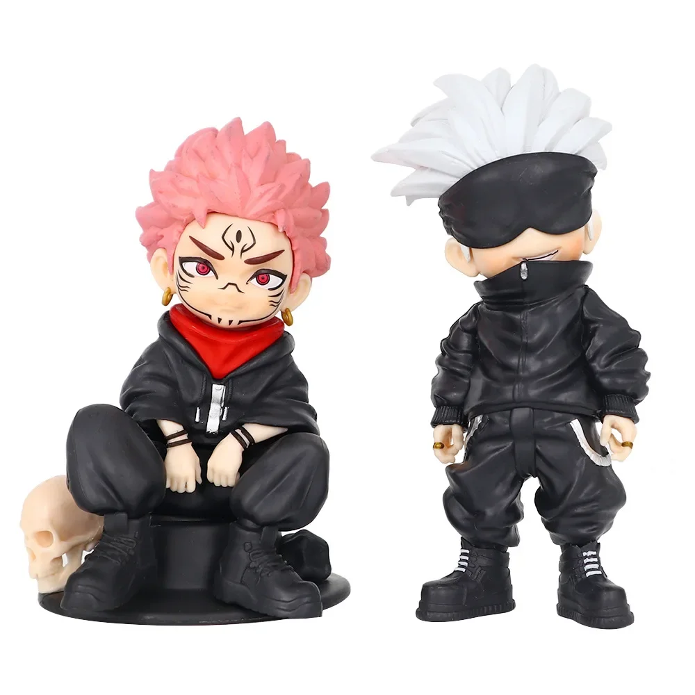 بانداي أنيمي الكرتون Jujutsu Kaisen Gojo Satoru الاطفال اللعب البلاستيكية نموذج التماثيل جمع Brinquedos عمل الشكل هدية عيد ميلاد