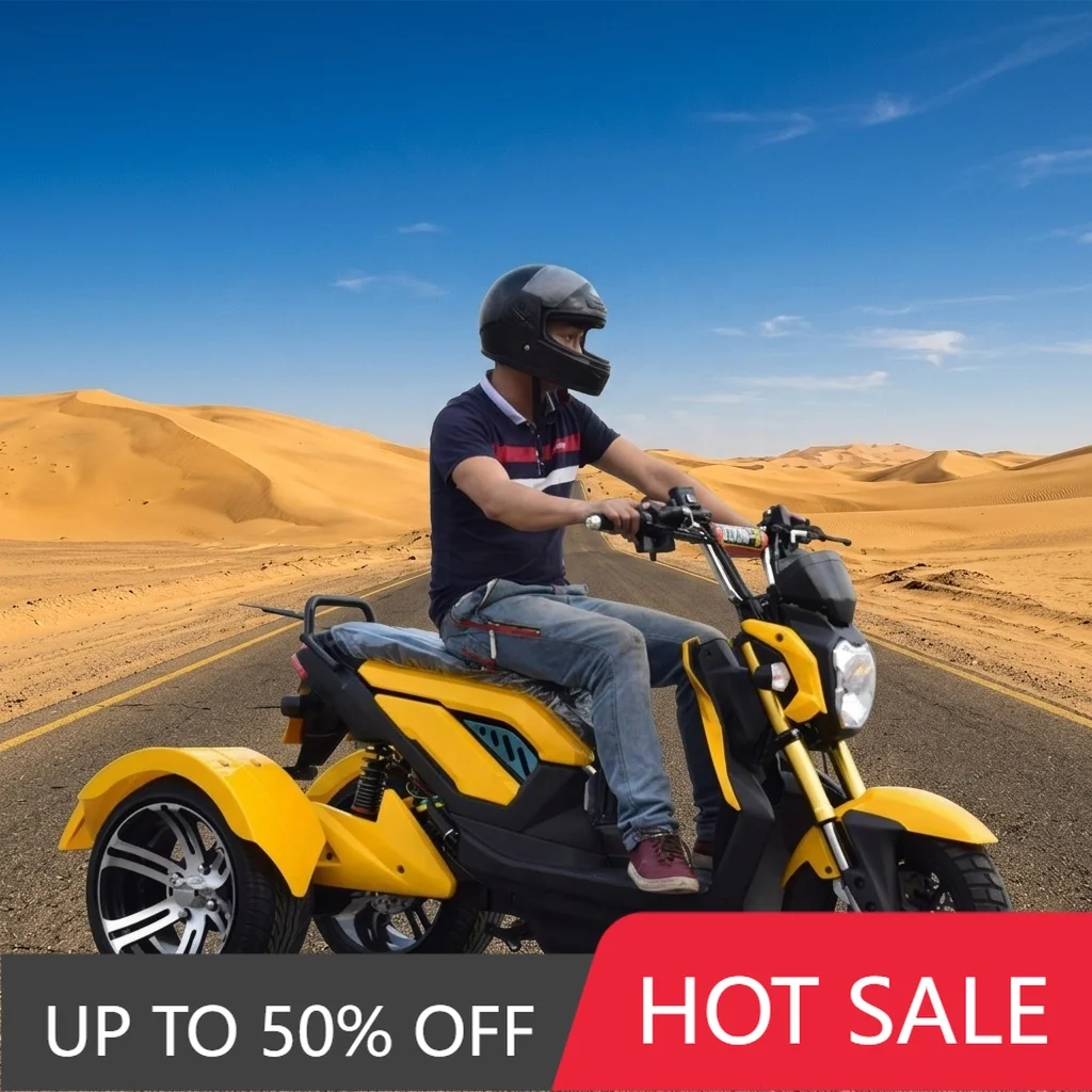 QQW Hot-selling adult three-wheeled electric tricycle 72V80Ah lithium battery, open body 2000W motor 130 kilometers long battery