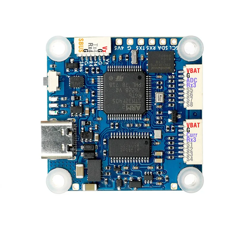 MATEK F405-HDTE F4 وحدة تحكم في الطيران STM32F405 المدمج في المزدوج BEC OSD Blackbox 3 ~ 12S LiPo 30X30mm لـ FPV Drone بدلاً من F722-HD