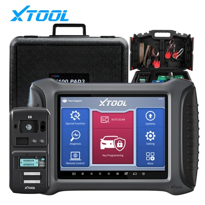 Инструменты программирования ключей XTOOL X100 PAD3 Pro, двунаправленные инструменты для сканирования с 31 сервисом, Полная диагностика автомобиля с Kc501, потеря всех ключей