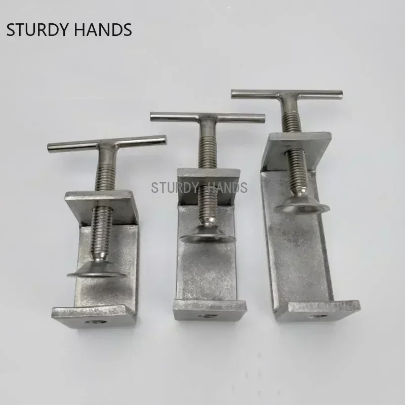 Heavy Duty Desktop C-Type Clamp Adjustable Desk Fixed Holder Clip Multi-function Stainless Steel Fasteners Clamp Hardware Tools