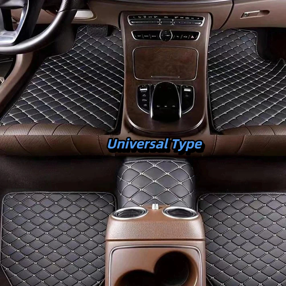 Car Floor Mat Universal Fit Front & Rear Automotive Carpet Floor Mats For Suvs Sedans Vans Automotive Interior Accessories