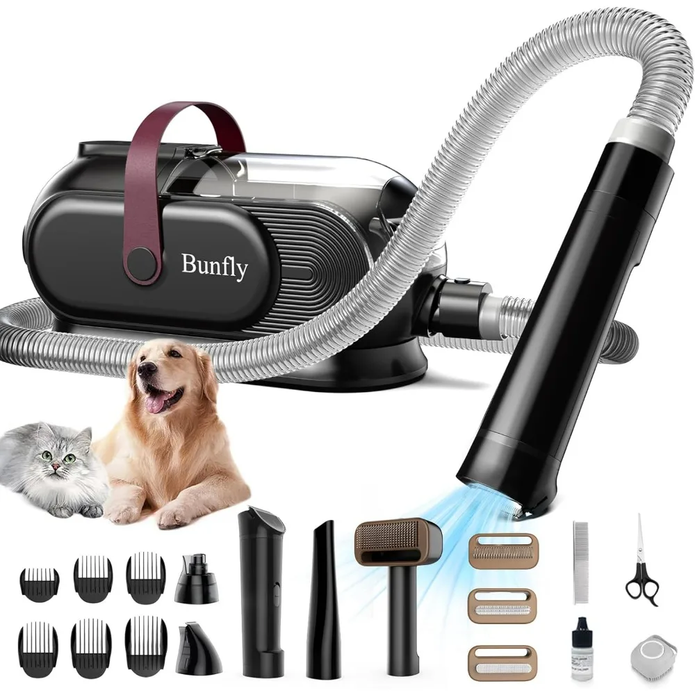 Dog Grooming Kit, Dog Hair Vacuum, 3.5L Capacity Pet Grooming Vacuum, Strong Grooming, Vacuum Suction 99% Pet Hair, Dog Grooming