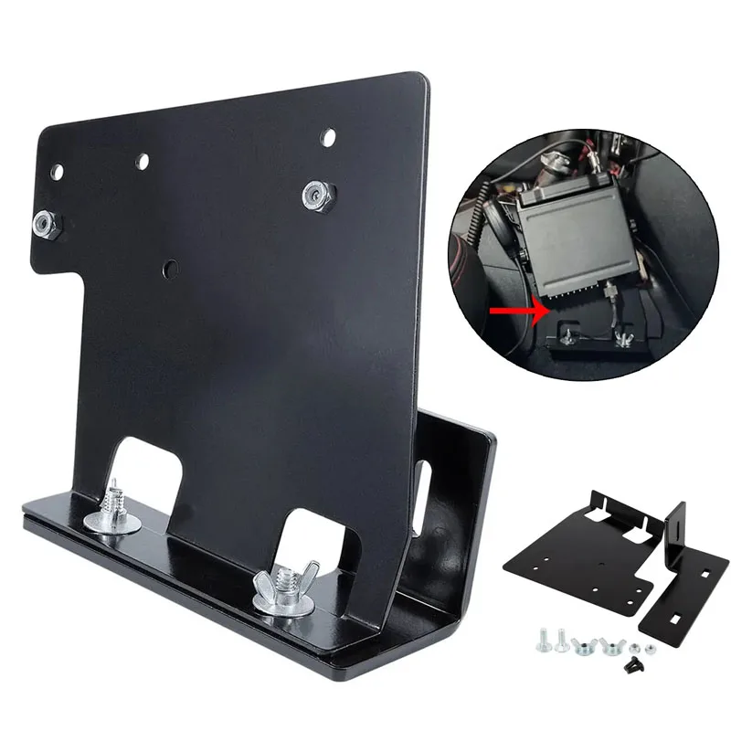 

Passenger Side Quick Disconnect Universal CB Radio Mount Mobile Radio Mount for Jeep Wrangler JL & Gladiator JT 2018-2024