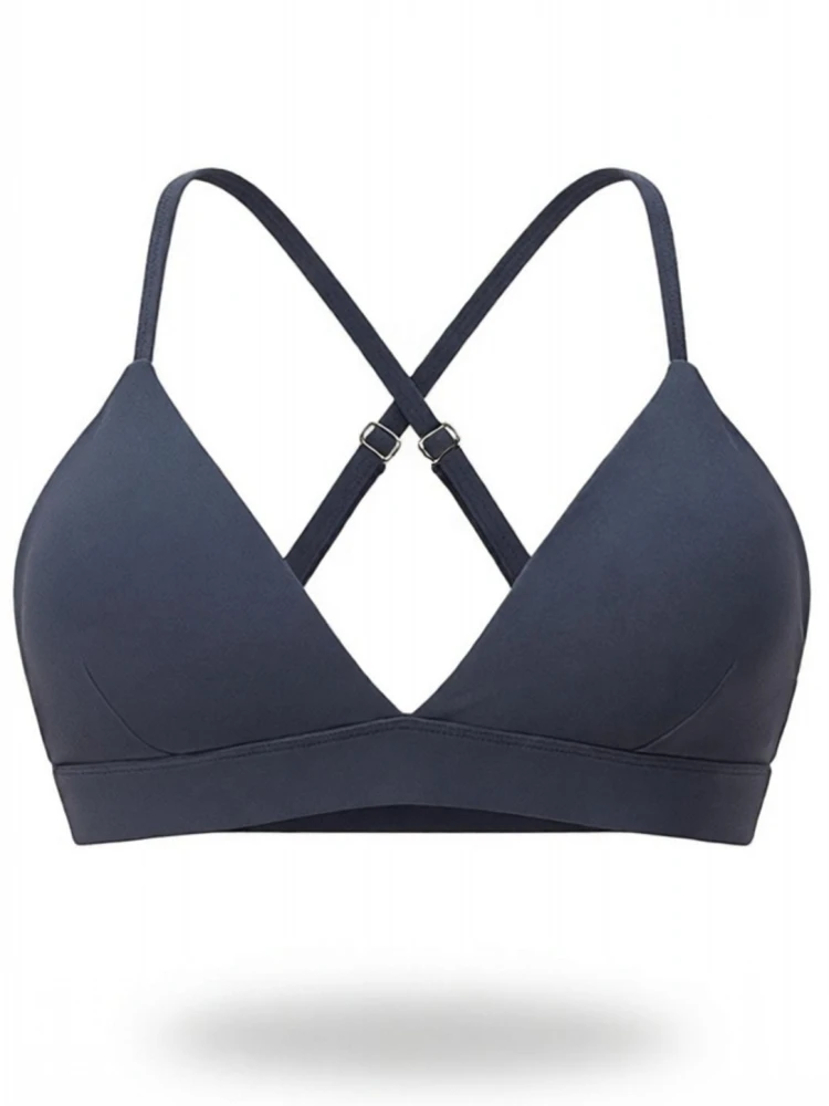 Yoga Bra Underwear Women Summer Shockproof Bra Beautiful Back Sports Running External Wear Training Fitness Yoga Tank Top Bra