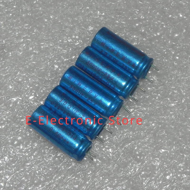 5PCS/LOT  25V  300uf OFC Antique Old Style Beautiful Sound Electrolytic Capacitor