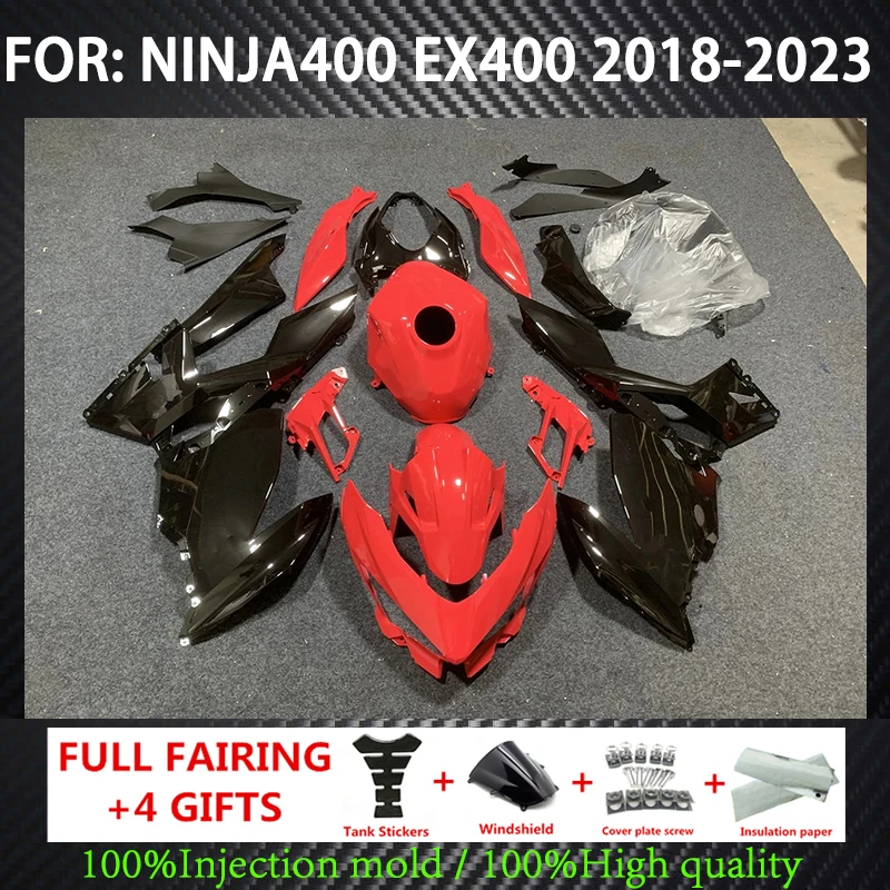 

Motorcycle for NINJA 400 EX400 2018 2019 2020 2021 2022 2023 Full Fairing Kits ABS Injection Plastics NINJA400 Bodywork Cowling