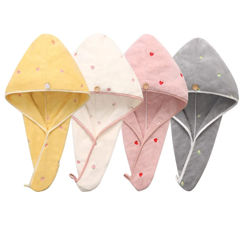 Class A Children's Hair-drying Cap for Girls—extra-absorbent Quick-drying Bath Cap Specifically Designed Thickened Head-covering