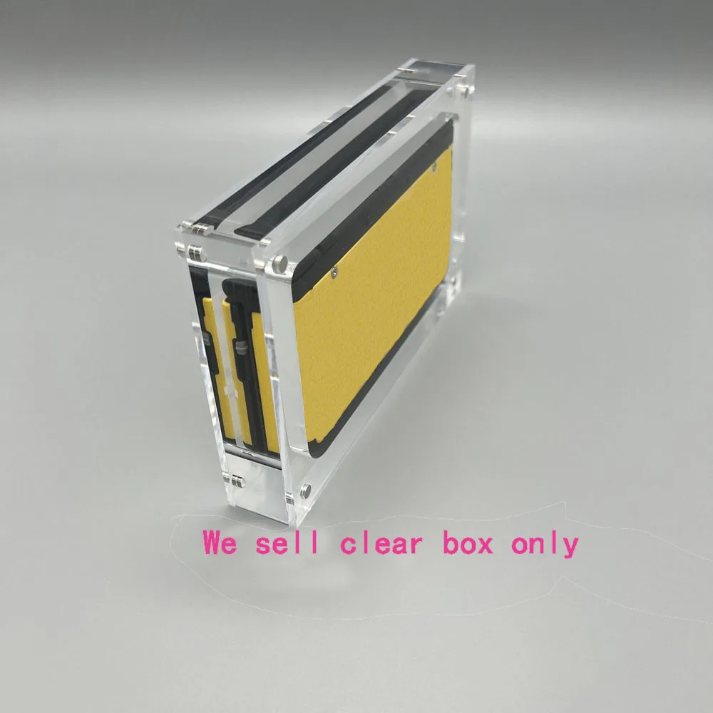 Transparente Aufbewahrung magnetische Acryl box für neues 3ds Game Cover Shell Box Display Zubehör