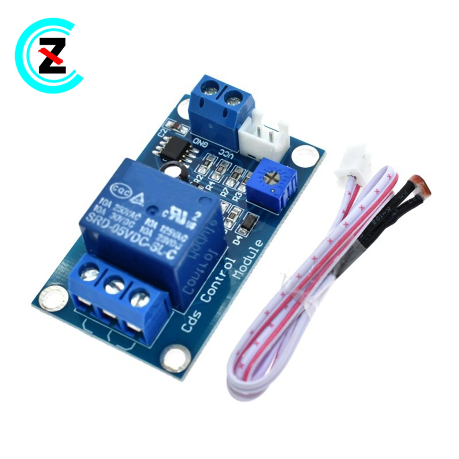 XH-M131 photoresistor module. Brightness automatic control 5V 12V light control relay switch