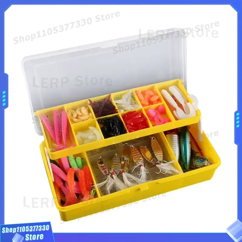 308 Pcs Fishing Tackle Box Set Outdoor Multifunctional Bait Accessories Kit Portable Storage Case for Angling Gear Tools