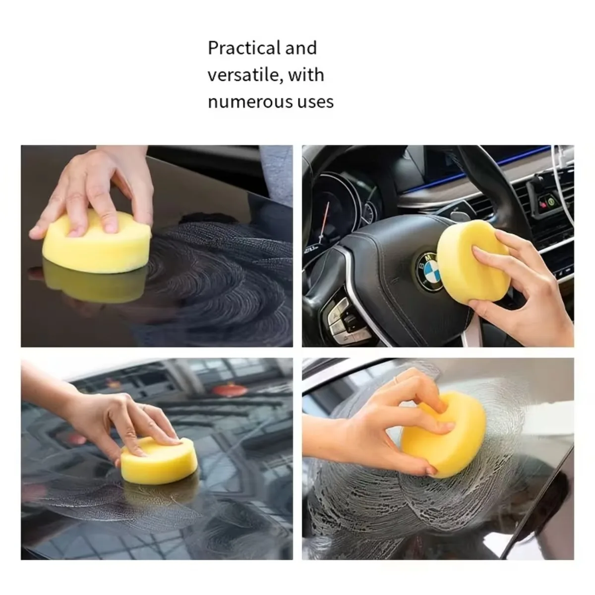 Multi-Purpose Detail Brushes 24pcs Car Cleaning Tool Set Polishing Cleaning Sponge Nylon Gloves Hub Brushes Uses For Car Care
